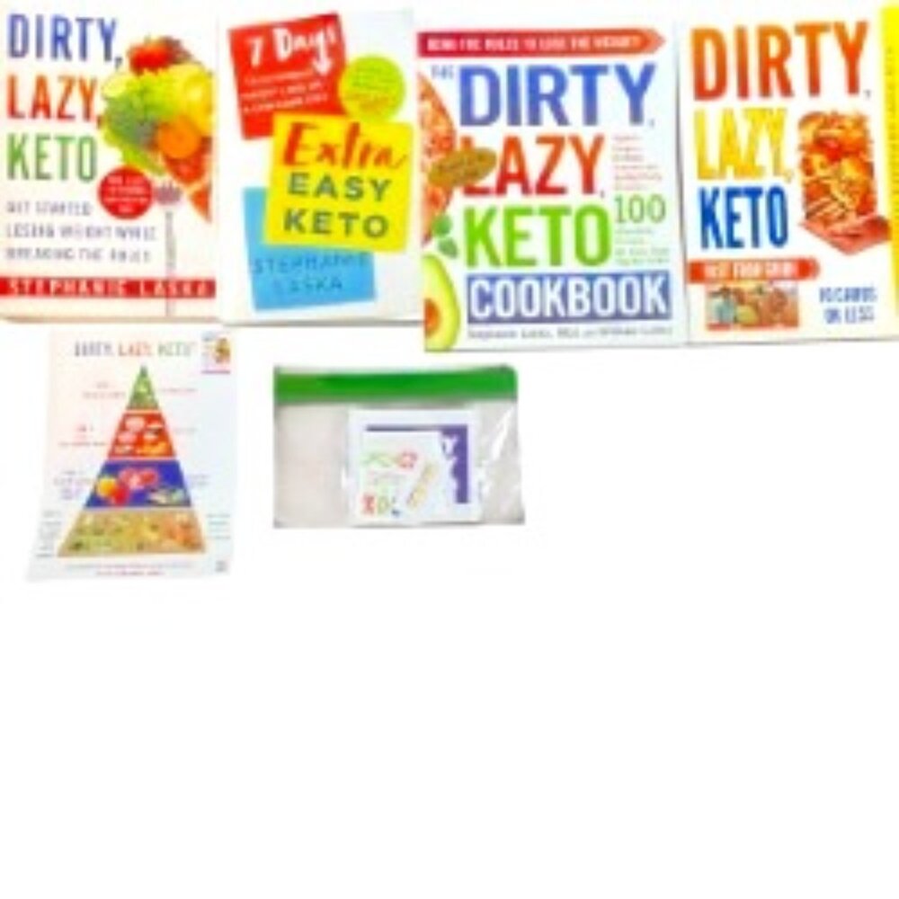Dirty, Lazy, Keto Book 4 BOOK Bundle + EXTRAS– Stephanie Laska